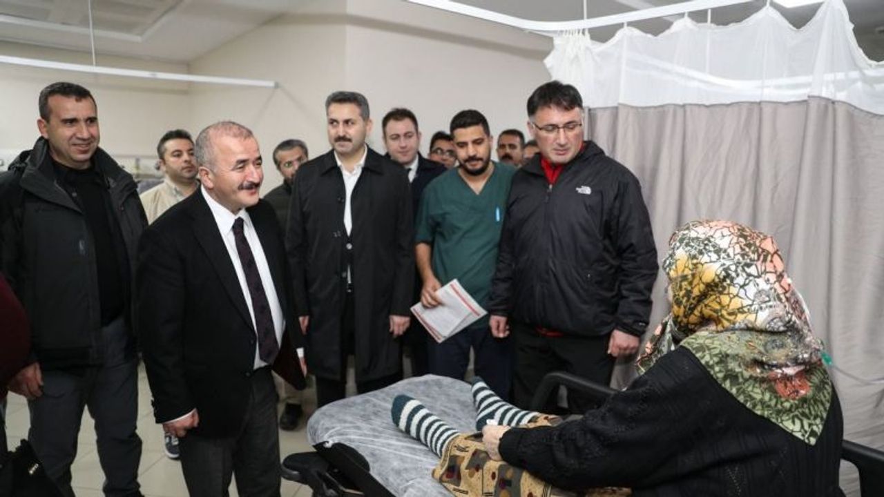 Tokat'ta Yeni Yıla Çalışarak Girenlere Ziyaret