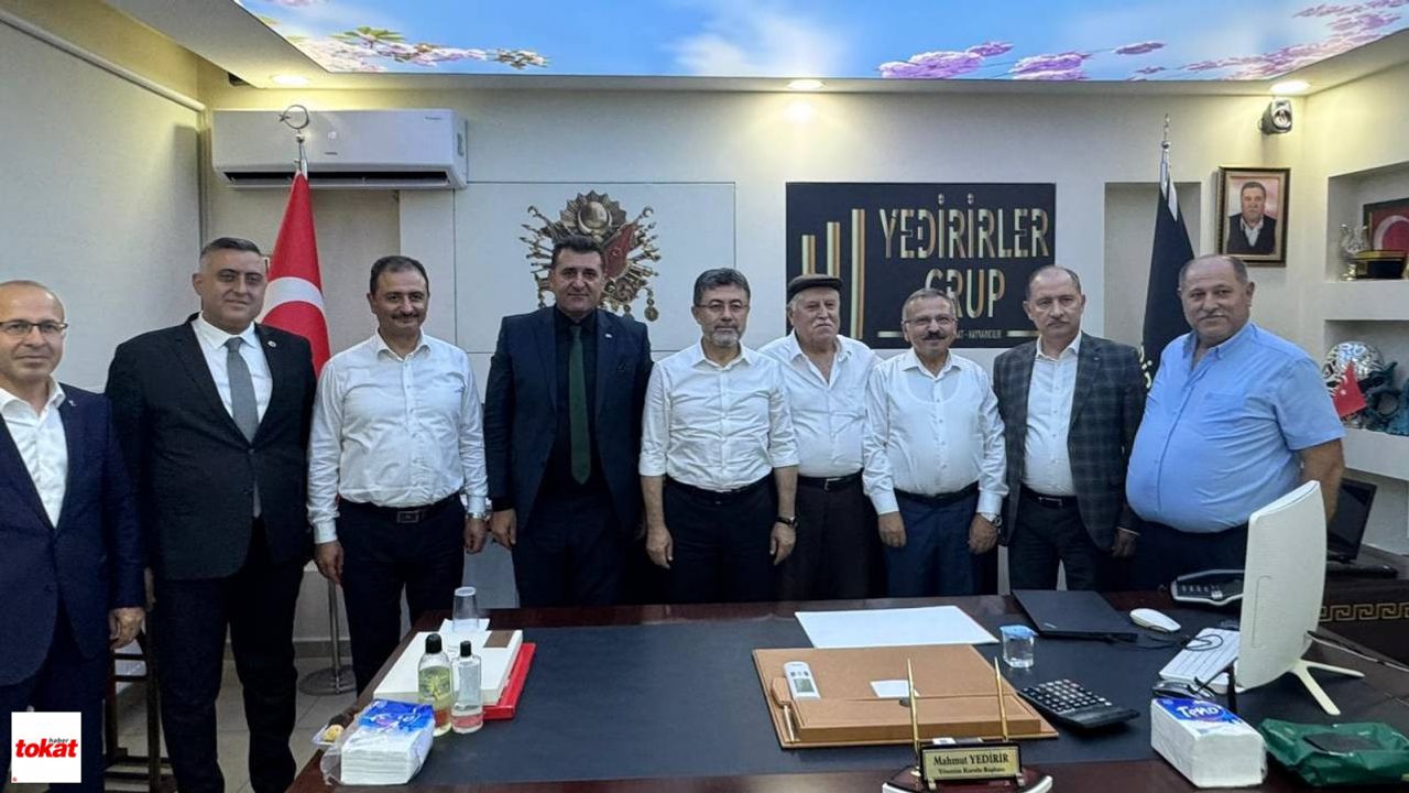 BAKAN YUMAKLI TOKAT'IN TARIM SEKTÖRÜNDE PARLAYAN YILDIZI YEDİRİRLER GRUP'U ZİYARET ETTİ