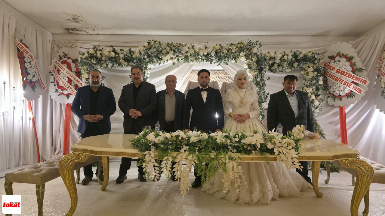 Çoşar ve Göktürk ailelerinin mutlu günü