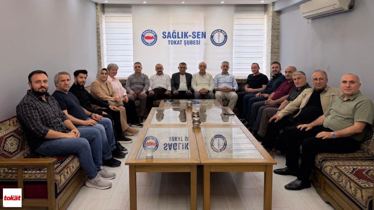 Tokat Memur-Sen’den Sağlık-Sen’e hayırlı olsun ziyareti