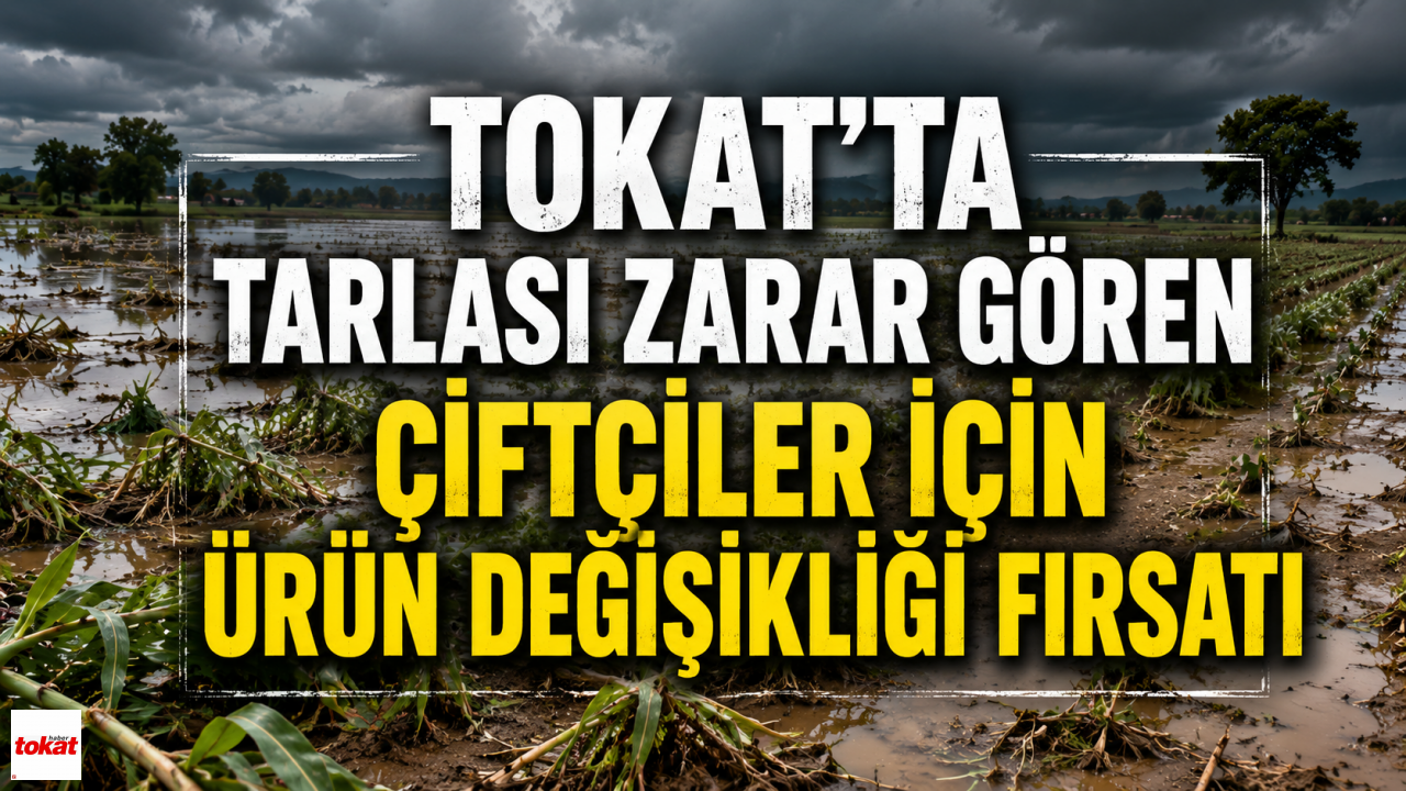 Tokat'ta Tarlası Zarar Gören Çiftçiler İçin Ürün D
