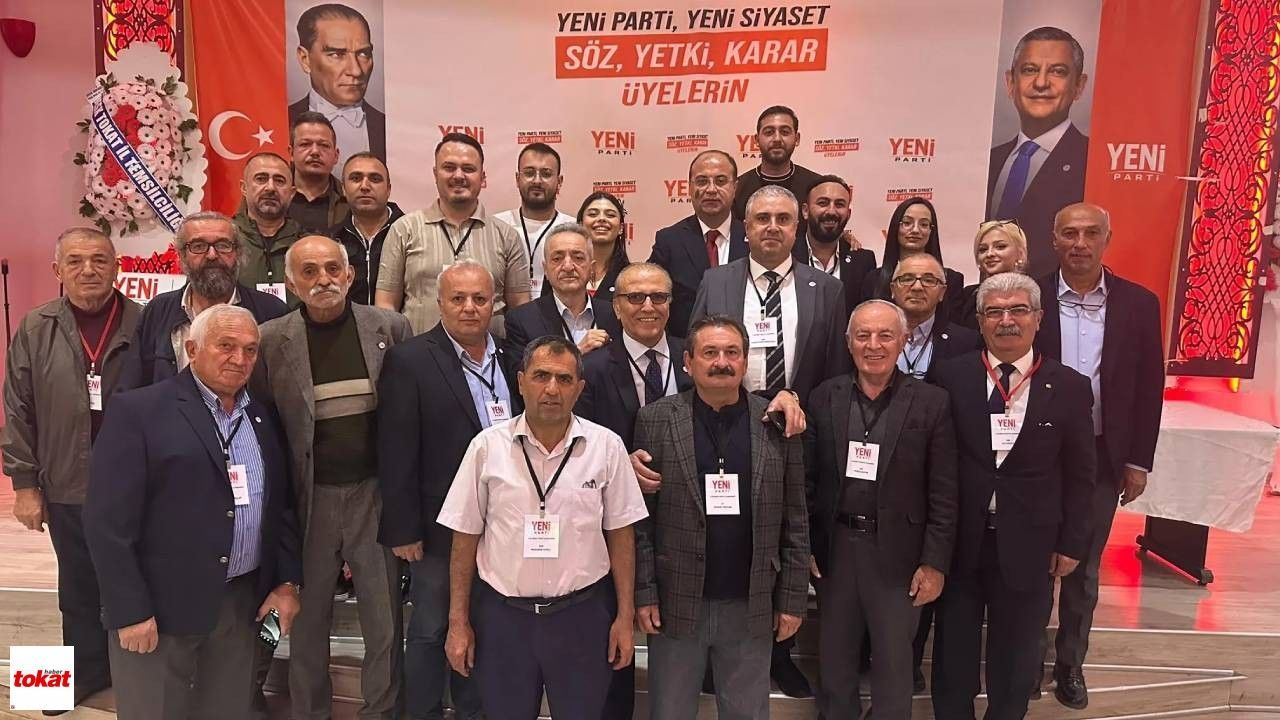 Yeni Parti Tokat’ta Yönetimini Belirledi! İşte Yeni Başkan ve 28 Kişilik Liste