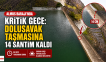 Almus Barajı’nda Kritik Gece: Dolusavak Taşmasına 14 Santim Kaldı