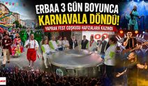 Erbaa 3 Gün Boyunca Karnavala Döndü! Yaprak Fest Coşkusu Hafızalara Kazındı