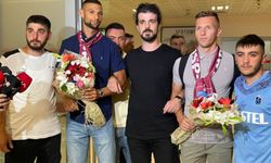 Trabzonspor'un transfer görüşmesi yaptığı Orsic ile Joaquin Fernandez, Trabzon'a geldi