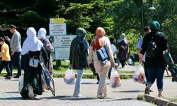 Bolu'da sıcaktan bunalanlar Gölcük Tabiat Parkı'nı tercih etti