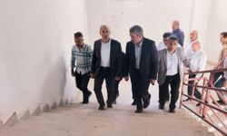 CÜ Rektörü Yıldız, İmranlı Meslek Yüksekokulu inşatını inceledi