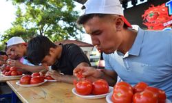 Domates festivali renkli görüntülere sahne oldu