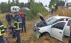 Tokat'ta devrilen otomobildeki 4 kişi yaralandı