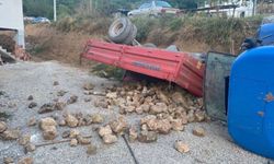 Bolu'da devrilen traktörün altında kalan 2,5 yaşındaki çocuk öldü