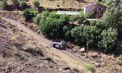 Şarampole devrilen otomobildeki 7 kişi yaralandı
