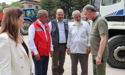 TMO Genel Müdürü Ahmet Güldal, Samsun'da hububat alım noktalarında incelemelerde bulundu