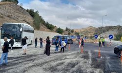 Amasya'da zincirleme trafik kazasında 1 kişi yaralandı