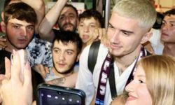 Trabzonspor'un kiraladığı Berat Özdemir, Trabzon'a geldi: