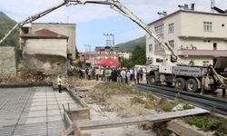 Maçka'da Aile Sağlığı Merkezi ve 112 Acil İstasyonu'nun temeli törenle atıldı