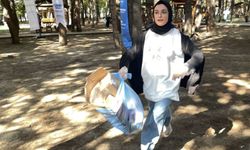 Samsun'da geri dönüşüme dikkati çekmek için çöp toplama yarışması düzenlendi