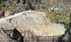 Ordu'da heyelan nedeniyle kapanan Karadeniz-Akdeniz yolunda çalışma başlatıldı