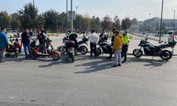 Düzce'de elektrikli bisiklet ve motosiklet uygulaması yapıldı