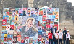 Düzce'de Cumhuriyetin 100. yılına özel resim sergisi antik kentte açıldı