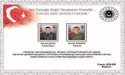 Pençe-Kilit operasyon bölgesinde 2 asker şehit oldu