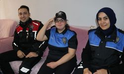 Amasya'da engelli gencin polislik hayali bir günlüğüne gerçek oldu