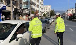 Bolu'da dronla trafik denetimi yapıldı