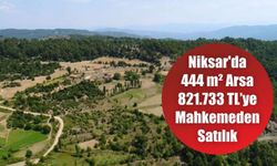 Tokat Niksar'da 444 m² Arsa 821.733 TL’ye Mahkemeden Satılık