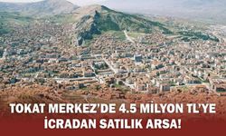 Tokat Merkez'de 4.5 milyon TL'ye İcradan Satılık Arsa!