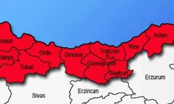 Karadeniz'de Tokat'tan Samsun'a, Giresun'dan Artvin'e Çarşamba günü geliyor...