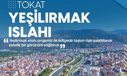 Taşkın riskine karşı yapıldı şehre estetik kattı