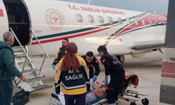 Uçak ambulans Erbaalı hasta için havalandı