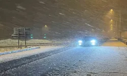 Kuzey Marmara Otoyolunda kar yağışı etkili