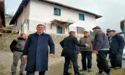Tokat'ta boşaltılması beklenen köye AK Partili Aslan'dan ziyaret