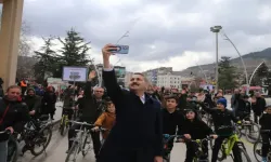 Tokat Belediye Başkanı Eroğlu, vatandaşlarla bisiklet sürdü