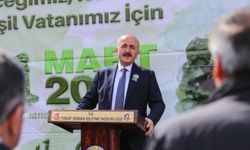 Tokat'ta 1500 çam fidanı toprakla buluşturuldu