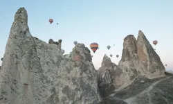 Bayramda Kapadokya’da görsel şölen