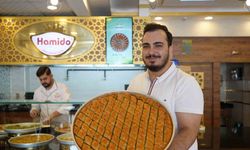 Gaziantep’te baklavacıların bayram yoğunluğu başladı