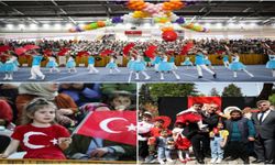 Tokat'ta çocuklar bayramı doyasıya kutluyor