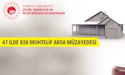 Tokat'la birlikte 47 ilde müzayedeli arsa satışı