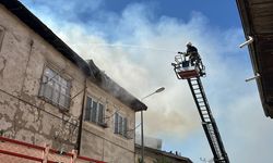Tokat'ta ahşap evde yangın korkuttu