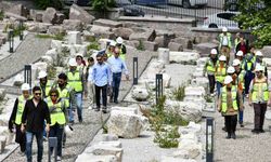 Ankara Büyükşehir Belediyesinin ‘Miras Şantiye Gezileri’ devam ediyor