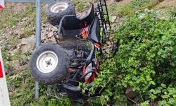 Tokat’ta ATV devrildi