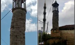 Tokat'ta Tarihi Minare Tehlike Altında!