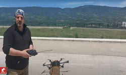 Tokat'ta profesyonel Drone üreticisi Meteoroloji Drone'u yaptı