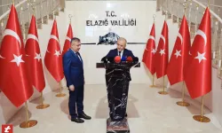 VALİ HATİPOĞLU ELAZIĞ'DA GÖREVE BAŞLADI