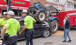 Tokat'ta Freni Boşalan Traktör Korku Dolu Anlar Yaşattı