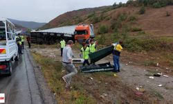 Samsun’da 3 kişinin öldüğü 10 kişinin yaralandığı kaza yerine yakın yine kaza: 6 yaralı