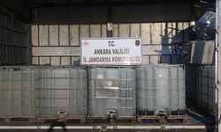 Ankara’da KOM ekipleri 10 bin litre etil alkol ele geçirdi