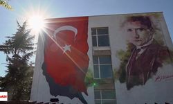 Tokat'ta Yabancı Sanatçıların Fırçasından Atatürk ve Bayrak!