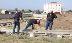 Bafra’da 'Çocuk Trafik Eğitim Parkı' çalışmaları devam ediyor